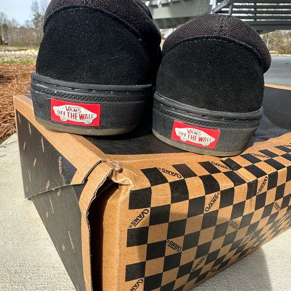 Vans Black Athletic Slip-On Shoes - Picture 5 of 5